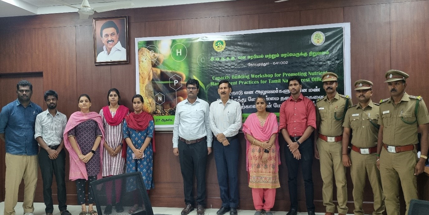 Capacity building workshop for Forest officers of Tamil Nadu